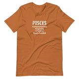 Unisex soft, lightweight with a little stretch t-shirt "PISCES"