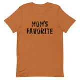 Unisex t-shirt feels soft and lightweight "MOM'S FAVORITE"