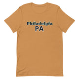 Unisex t-shirt feels soft and lightweight "Philadelphia PA"