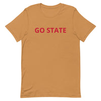 Unisex t-shirt feels soft and lightweight t-shirt  "GO STATE"