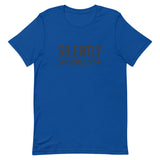 Soft and comfy short-sleeve 100% ring-spun cotton T-Shirt  "SILENTLY JUDGING YOU"