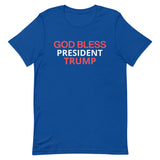 Unisex t-shirt feels soft and lightweight "GOD BLESS TRUMP"