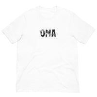 Soft, lightweight unisex t-shirt with just the right amount of stretch. "OMA"