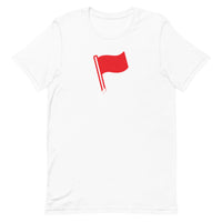 100% cotton t-shirt  "ONE LARGE RED FLAG"