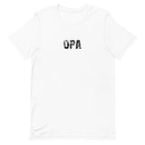 Soft, lightweight unisex t-shirt with just the right amount of stretch. "OPA"