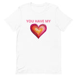 Soft and lightweight t-shirt "HEART"