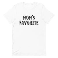 Unisex t-shirt feels soft and lightweight "MOM'S FAVORITE"