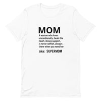 Unisex t-shirt feels soft and lightweight "MOM"