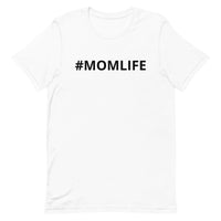 100% Cotton Short Sleeve Jersey T-Shirt "#MOMLIFE"