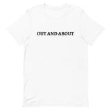 Soft and lightweight T-shirt "OUT AND ABOUT"