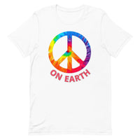 Unisex t-shirt feels soft and lightweight "PEACE ON EARTH"