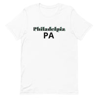 Unisex t-shirt feels soft and lightweight "Philadelphia PA"