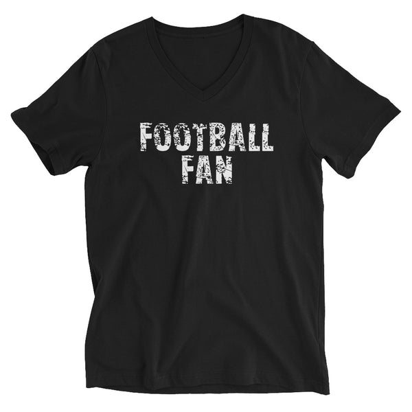 Unisex Short Sleeve V-Neck T-Shirt  "FOOTBALL FAN"