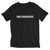 Unisex Short Sleeve V-Neck T-Shirt "UNCLE KNUCKLEHEAD"