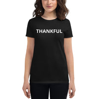 100% cotton classic tee "THANKFUL"