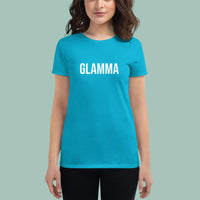 100% cotton classic tee "GLAMMA"