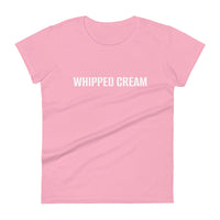 Women's short sleeve t-shirt "WHIPPED CREAM"