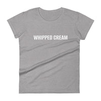 Women's short sleeve t-shirt "WHIPPED CREAM"