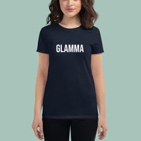 100% cotton classic tee "GLAMMA"