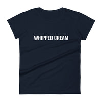 Women's short sleeve t-shirt "WHIPPED CREAM"