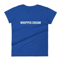 Women's short sleeve t-shirt "WHIPPED CREAM"