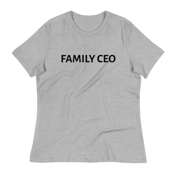 100% Relaxed Cotton T-Shirt "FAMILY CEO"