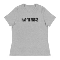 Women's SOFT,  relaxed & comfy t-shirt  "HAPPIERNESS"