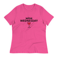 100% cotton t-shirt - "WINE WEDNESDAY"