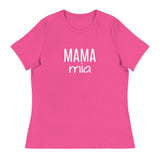 Women's Relaxed T-Shirt "MAMA MIA"