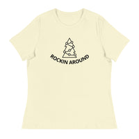 Relaxed fit and smooth fabric relaxed t-shirt  "ROCKIN AROUND"