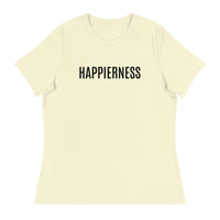 Women's SOFT,  relaxed & comfy t-shirt  "HAPPIERNESS"