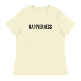 Women's SOFT,  relaxed & comfy t-shirt  "HAPPIERNESS"