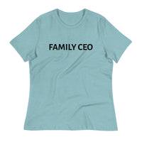 100% Relaxed Cotton T-Shirt "FAMILY CEO"