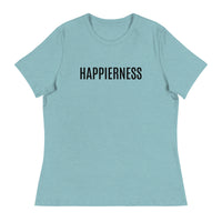 Women's SOFT,  relaxed & comfy t-shirt  "HAPPIERNESS"