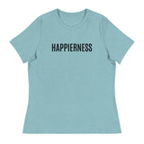 Women's SOFT,  relaxed & comfy t-shirt  "HAPPIERNESS"