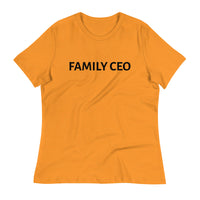 100% Relaxed Cotton T-Shirt "FAMILY CEO"