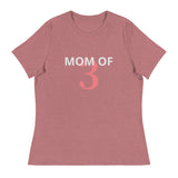 100% cotton classic tee "MOM OF 3"