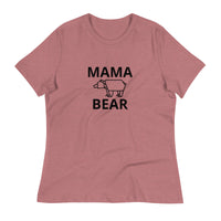 Women's Relaxed T-Shirt - probably the most comfortable t-shirt you will own. Soft and smooth fabric "MAMA BEAR""