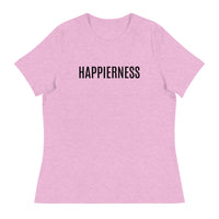 Women's SOFT,  relaxed & comfy t-shirt  "HAPPIERNESS"