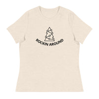 Relaxed fit and smooth fabric relaxed t-shirt  "ROCKIN AROUND"