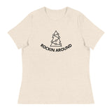 Relaxed fit and smooth fabric relaxed t-shirt  "ROCKIN AROUND"