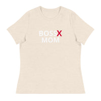 100% cotton t-shirt  "BOSS MOM"