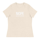 Women's Relaxed T-Shirt "NOPE NOT TODAY"