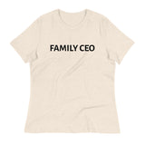 100% Relaxed Cotton T-Shirt "FAMILY CEO"