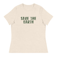 SOFT Relaxed T-Shirt  "SAVE EARTH"