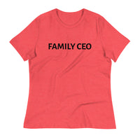 100% Relaxed Cotton T-Shirt "FAMILY CEO"