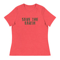 SOFT Relaxed T-Shirt  "SAVE EARTH"