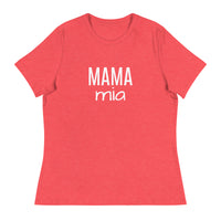 Women's Relaxed T-Shirt "MAMA MIA"