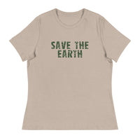 SOFT Relaxed T-Shirt  "SAVE EARTH"