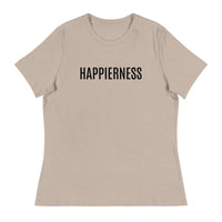 Women's SOFT,  relaxed & comfy t-shirt  "HAPPIERNESS"